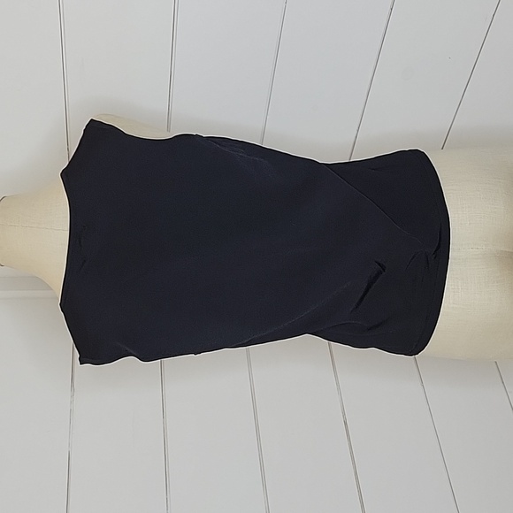 C'est City large black sweater shell with embroidered paisley orange blue white - Picture 2 of 5